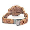 Wholesale custom logo oem lady watch japan quartz movement wooden watch for women